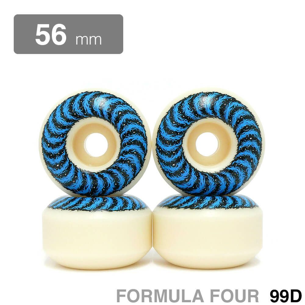 SPITFIRE WHEEL スピットファイヤー ウィール FORMULA FOUR (F4) CLASSIC 99D FURRY CLASSIC BLUE 56mm スケートボード スケボー