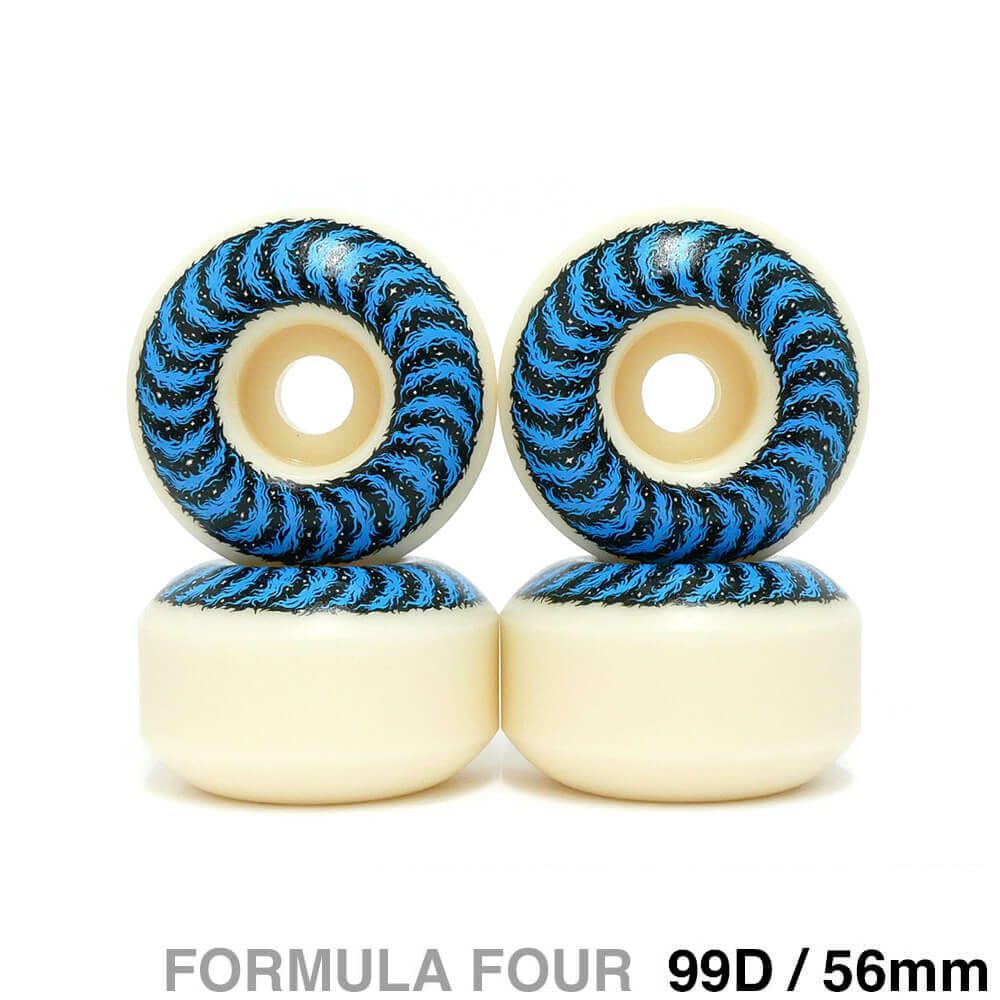 SPITFIRE WHEEL スピットファイヤー ウィール FORMULA FOUR (F4) CLASSIC 99D FURRY CLASSIC BLUE 56mm スケートボード スケボー