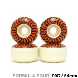 SPITFIRE WHEEL スピットファイヤー ウィール FORMULA FOUR (F4) CLASSIC 99D FURRY CLASSIC ORANGE 54mm スケートボード スケボー