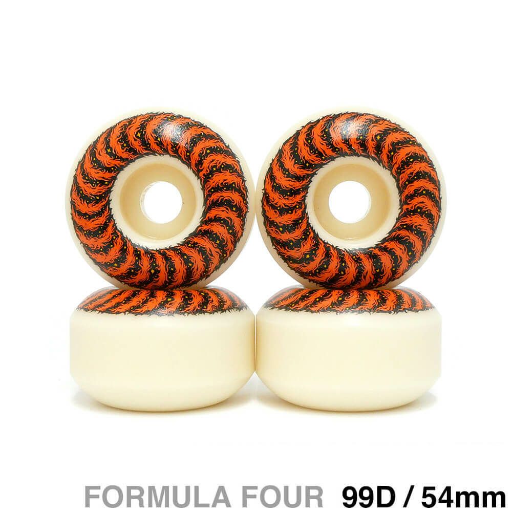 SPITFIRE WHEEL スピットファイヤー ウィール FORMULA FOUR (F4) CLASSIC 99D FURRY CLASSIC ORANGE 54mm スケートボード スケボー