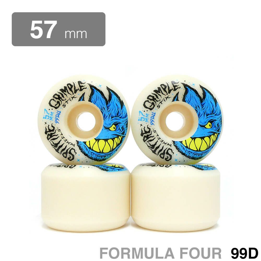 SPITFIRE WHEEL スピットファイヤー ウィール FORMULA FOUR (F4) LOCK-IN FULL 99D GRIMPLEHEAD 57mm スケートボード スケボー