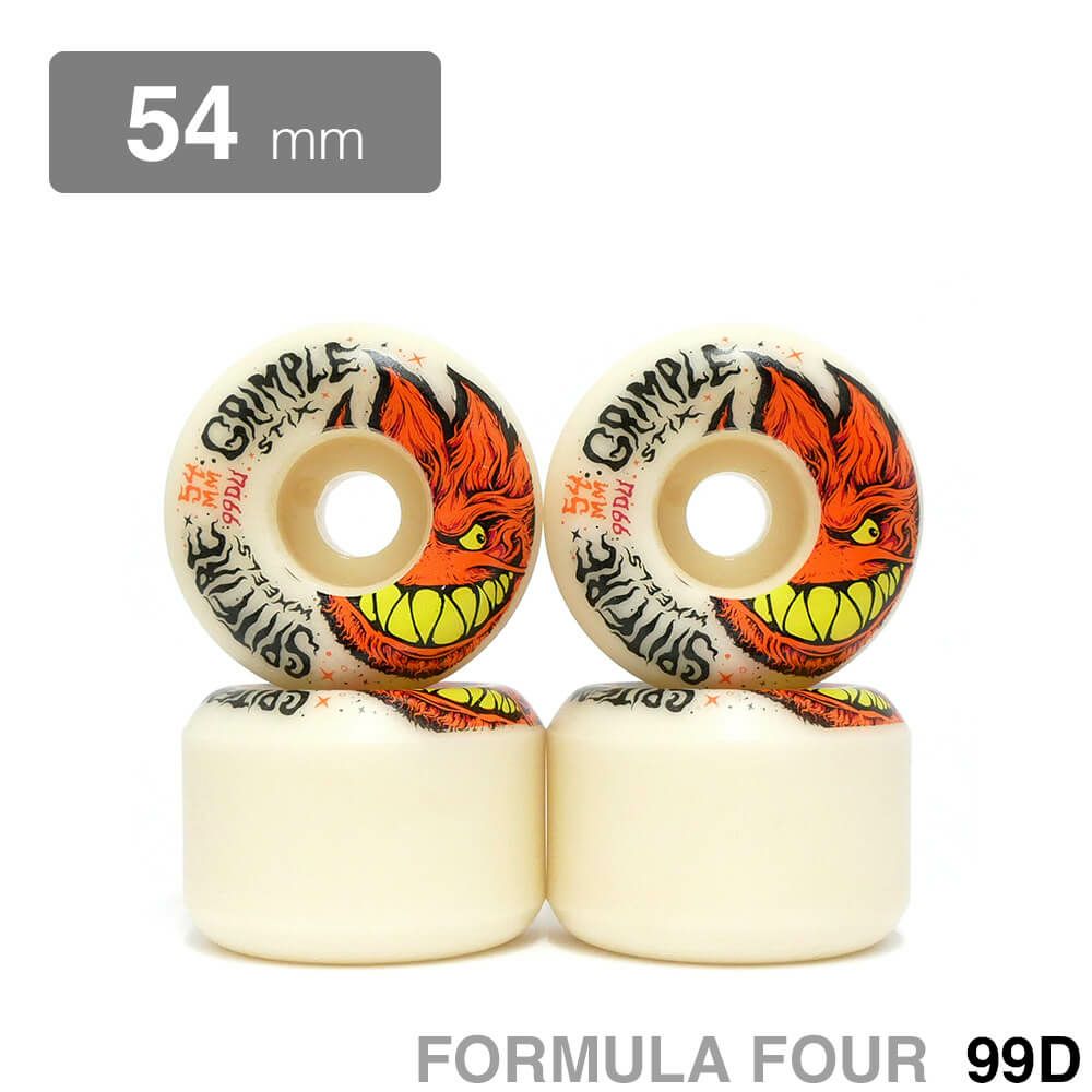 SPITFIRE WHEEL スピットファイヤー ウィール FORMULA FOUR (F4) LOCK-IN FULL 99D GRIMPLEHEAD 54mm スケートボード スケボー