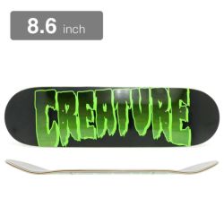 CREATURE DECK クリーチャー デッキ TEAM LOGO OUTLINE STUMPS 8.6 スケートボード スケボー