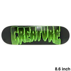 CREATURE DECK クリーチャー デッキ TEAM LOGO OUTLINE STUMPS 8.6 スケートボード スケボー