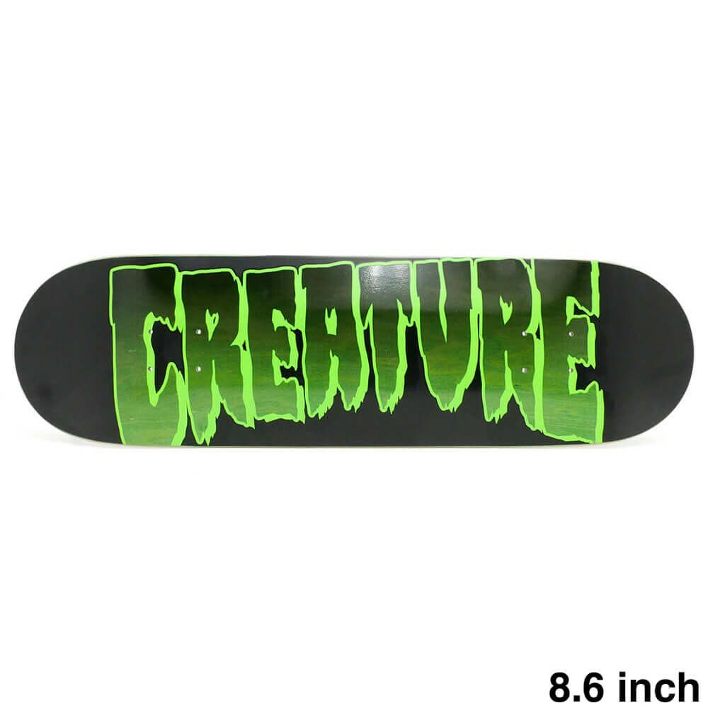 CREATURE DECK クリーチャー デッキ TEAM LOGO OUTLINE STUMPS 8.6 スケートボード スケボー