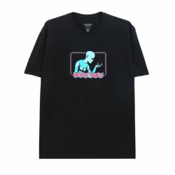 STRANGE LOVE T-SHIRT ストレンジラブ Tシャツ ALIEN AMOUR BLACK スケートボード スケボー 