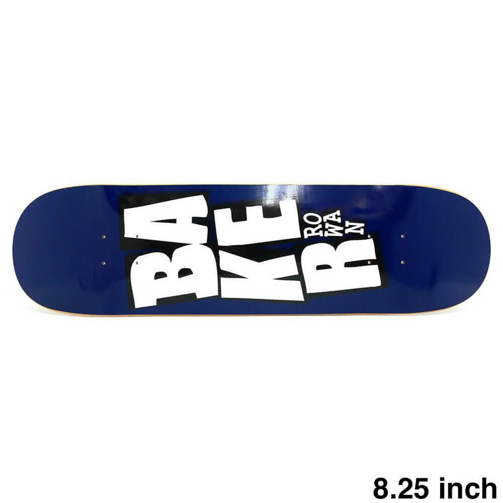 BAKER DECK ベイカー デッキ ROWAN ZORILLA STACKED BLUE B2 8.25 スケートボード スケボー