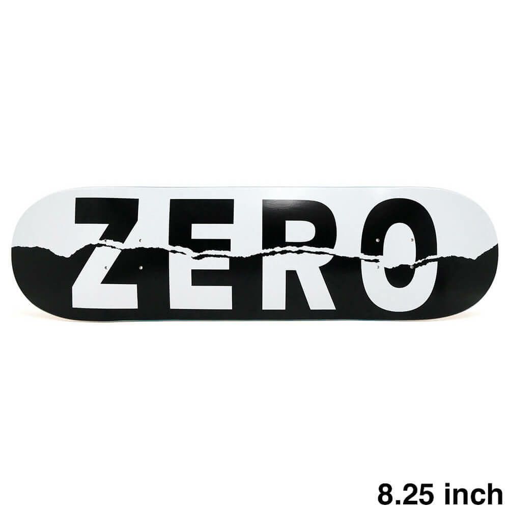 ZERO DECK ゼロ デッキ TEAM RIPPED ARMY BLACK/WHITE 8.25 RESIN-7 スケートボード スケボー