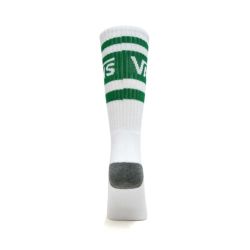 VANS SOCKS バンズ ソックス 靴下 DROP V CREW WHITE/GREEN（US企画） スケートボード スケボー 2