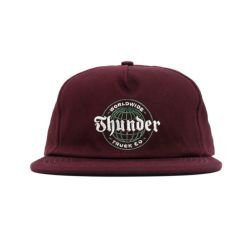 THUNDER CAP サンダー キャップ WORLDWIDE SNAPBACK MAROON スケートボード スケボー 1