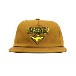 KROOKED CAP クルキッド キャップ BIRD LIGHTENING SNAPBACK TAN スケートボード スケボー 1