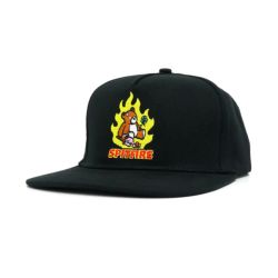 SPITFIRE CAP スピットファイヤー キャップ LIL BEATDOWNS SNAPBACK BLACK スケートボード スケボー 