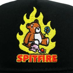 SPITFIRE CAP スピットファイヤー キャップ LIL BEATDOWNS SNAPBACK BLACK スケートボード スケボー 4