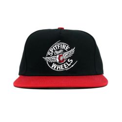 SPITFIRE CAP スピットファイヤー キャップ FLYING CLASSIC SNAPBACK BLACK/RED スケートボード スケボー 1