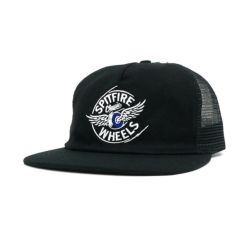 SPITFIRE MESHCAP スピットファイヤー メッシュキャップ FLYING CLASSIC SNAPBACK BLACK/WHITE/BLUE スケートボード スケボー 