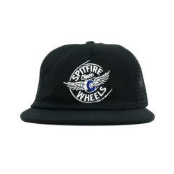 SPITFIRE MESHCAP スピットファイヤー メッシュキャップ FLYING CLASSIC SNAPBACK BLACK/WHITE/BLUE スケートボード スケボー 1