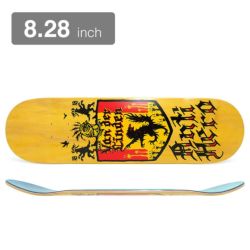 ANTIHERO DECK アンチヒーロー デッキ CHRIS PFANNER COAT OF ARMS YELLOW STAIN 8.4 スケートボード  スケボー | スケートボードのカリフォルニアストリート