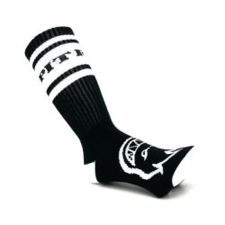 SPITFIRE SOCKS スピットファイヤー ソックス 靴下 CLASSIC 87 BIGHEAD BLACK/WHITE スケートボード スケボー 