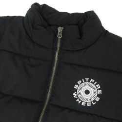 SPITFIRE JACKET スピットファイヤー ジャケット CLASSIC 87 SWIRL PUFF JKT BLACK/WHITE スケートボード スケボー 2