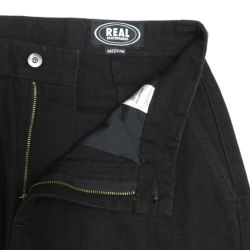 REAL PANTS リアル パンツ ジーンズ TOUGH THREADS BLACK スケートボード スケボー 3