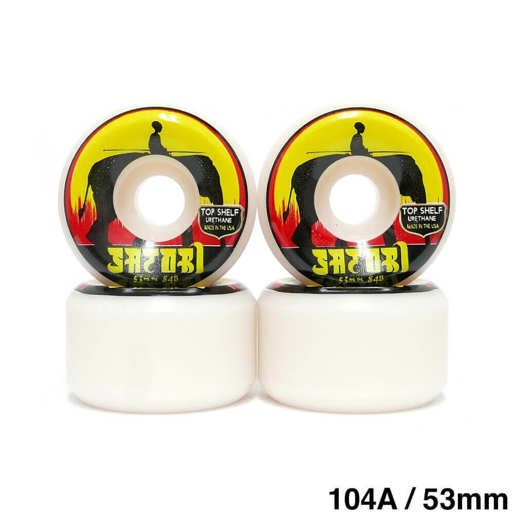 SATORI WHEEL サトリ ウィール ELEPHANT TOP SHELF 53mm スケートボード スケボー