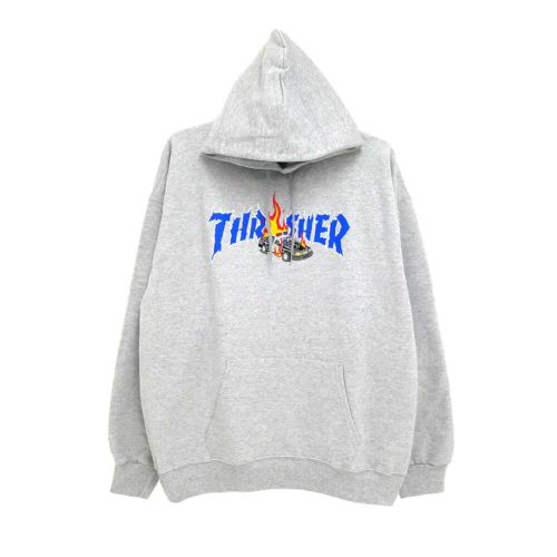 thrasher パーカー トップ skate rock