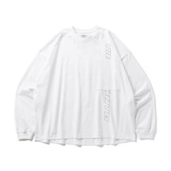 TIGHTBOOTH（TBPR） LONG SLEEVE タイトブース ロングスリーブTシャツ STRAIGHT UP WHITE スケートボード スケボー