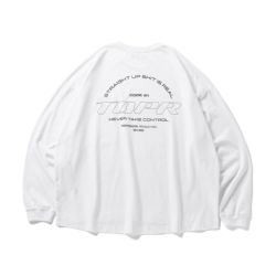 TIGHTBOOTH（TBPR） LONG SLEEVE タイトブース ロングスリーブTシャツ STRAIGHT UP WHITE スケートボード スケボー 1