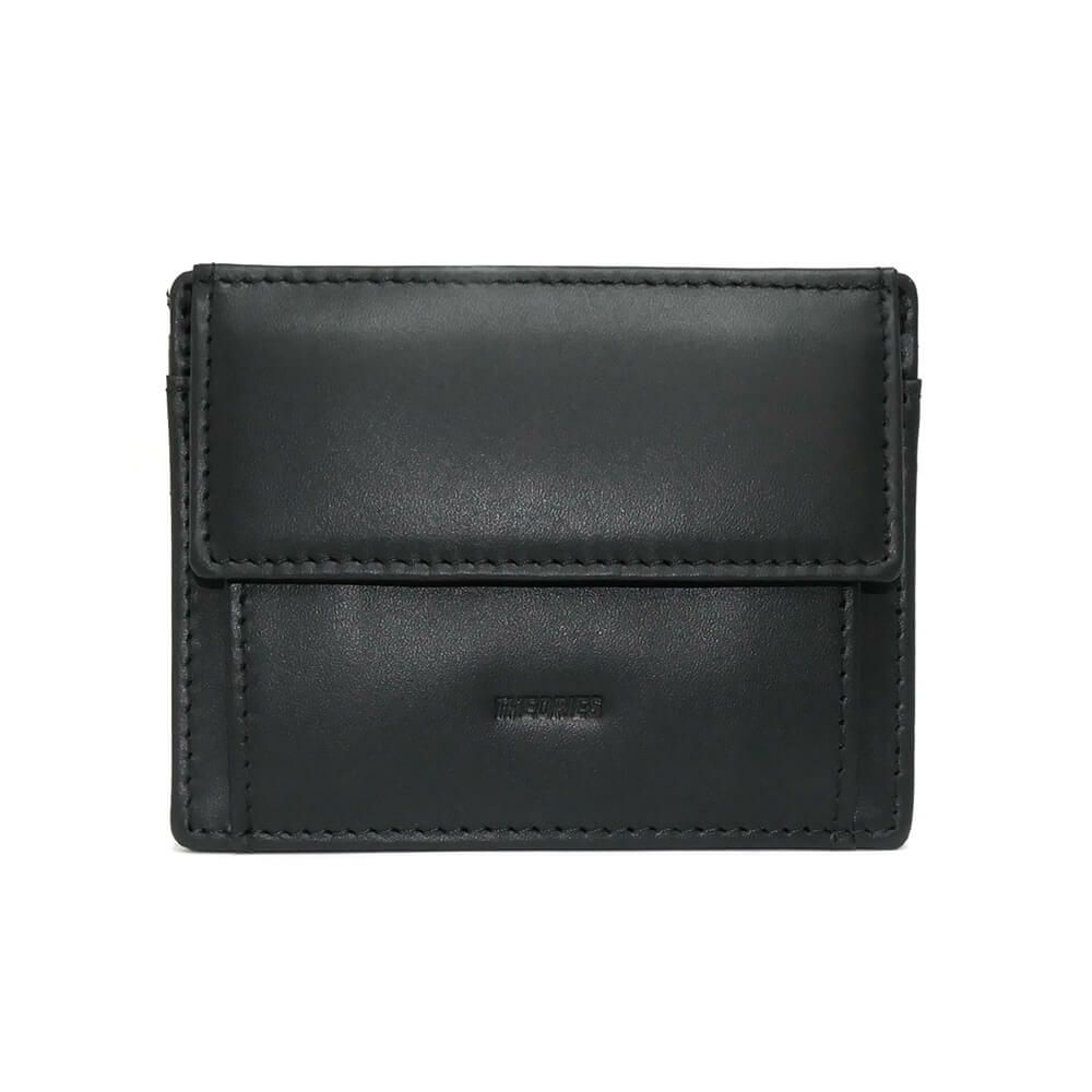 THEORIES WALLET セオリーズ サイフ LANTERN WALLET GENUINE LEATHER BLACK スケートボード スケボー