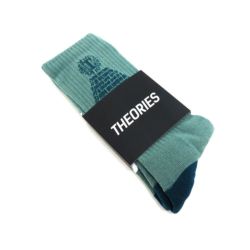 THEORIES SOCKS セオリーズ ソックス 靴下 THEORAMID LAUREL/SEA BLUE スケートボード スケボー 5