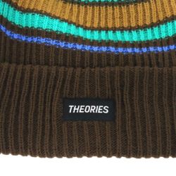 THEORIES KNITCAP セオリーズ ニットキャップ BRUST STRIPE KNIT BEANIE CEDAR スケートボード スケボー 2