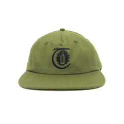 THEORIES CAP セオリーズ キャップ LANTERN VELCRO STRAPBACK DUCK CANVAS OLIVE スケートボード スケボー 1