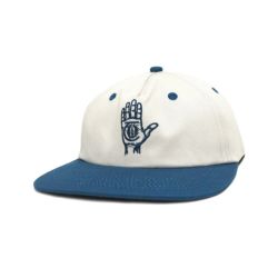 THEORIES CAP セオリーズ キャップ HAND OF THEORIES STRAPBACK PEARL/BLUE JAY スケートボード スケボー 