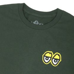 KROOKED T-SHIRT クルキッド Tシャツ STRAIT EYES FOREST GREEN/GOLD スケートボード スケボー 2