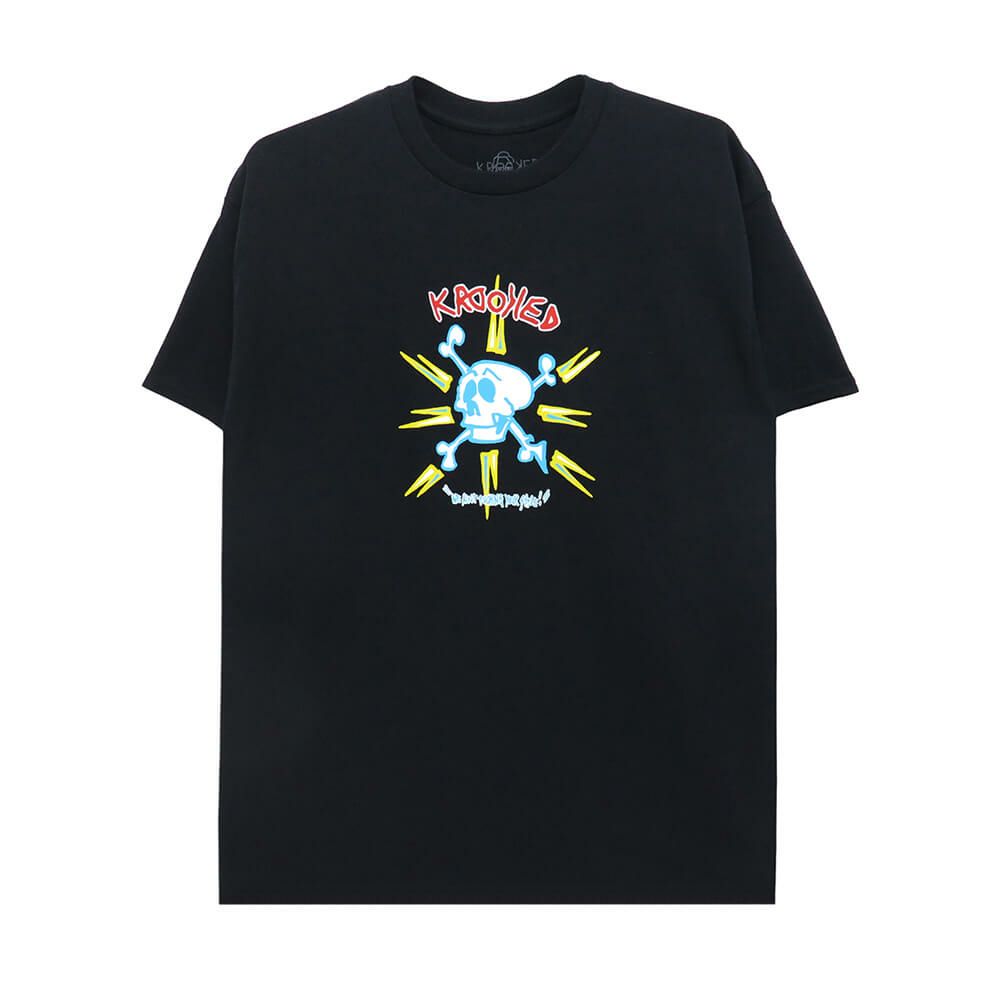 KROOKED T-SHIRT クルキッド Tシャツ STYLE BLACK/MULTI スケートボード スケボー 