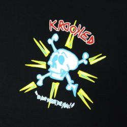 KROOKED T-SHIRT クルキッド Tシャツ STYLE BLACK/MULTI スケートボード スケボー 1