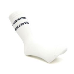 WHIMSY SOCKS ウィムジー ソックス 靴下 TAG BORDER WHITE スケートボード スケボー 