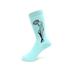 WHIMSY SOCKS ウィムジー ソックス 靴下 CATHIE LIGHT BLUE スケートボード スケボー 1