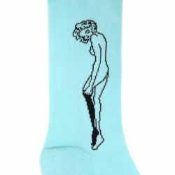 WHIMSY SOCKS ウィムジー ソックス 靴下 CATHIE LIGHT BLUE スケートボード スケボー 4