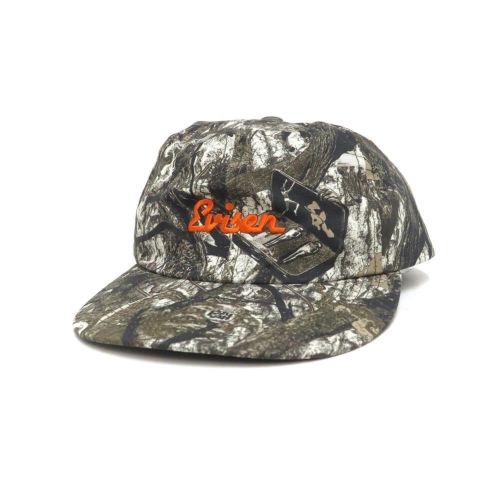 EVISEN CAP エビセン キャップ CAMO DINER 6 PANEL OLIVE CAMO スケートボード スケボー 