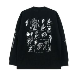 POLAR LONG SLEEVE ポーラー ロングスリーブTシャツ SAD AT TIME BLACK スケートボード スケボー 