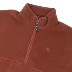 POLAR JACKET ポーラー ジャケット IVAN HALFZIP SWEATER FLEECE WINE スケートボード スケボー 1