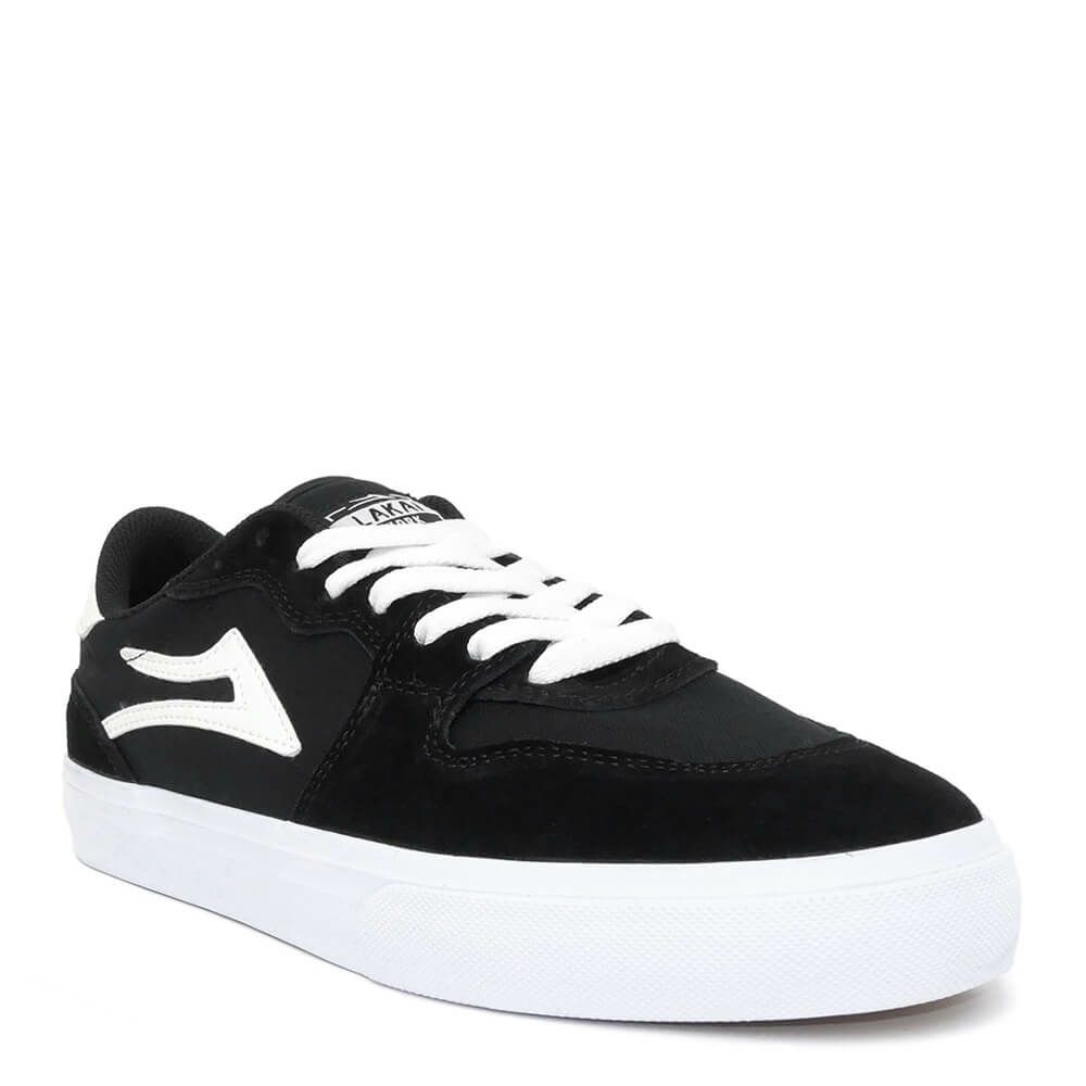 LAKAI SHOES ラカイ シューズ スニーカー YORK BLACK/WHITE SUEDE スケートボード スケボー