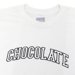 【アウトレット価格 7,150円 → 4,990円】CHOCOLATE LONG SLEEVE チョコレート ロングスリーブTシャツ LEAGUE WHITE 汚れ スケートボード スケボー 2