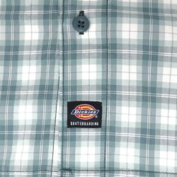 DICKIES SKATEBOARDING LONG SLEEVE ディッキーズ スケートボーディング 長袖シャツ BUTTON UP LINCOLN GREEN スケートボード スケボー 4