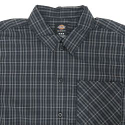 DICKIES SKATEBOARDING LONG SLEEVE ディッキーズ スケートボーディング 長袖シャツ BUTTON UP BLACK スケートボード スケボー 1