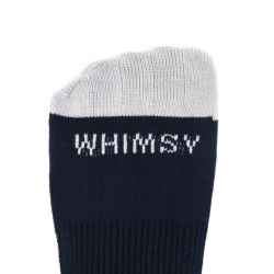 WHIMSY SOCKS ウィムジー ソックス 靴下 V EMJAY NAVY スケートボード スケボー 2