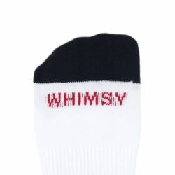 WHIMSY SOCKS ウィムジー ソックス 靴下 V EMJAY WHITE スケートボード スケボー 2