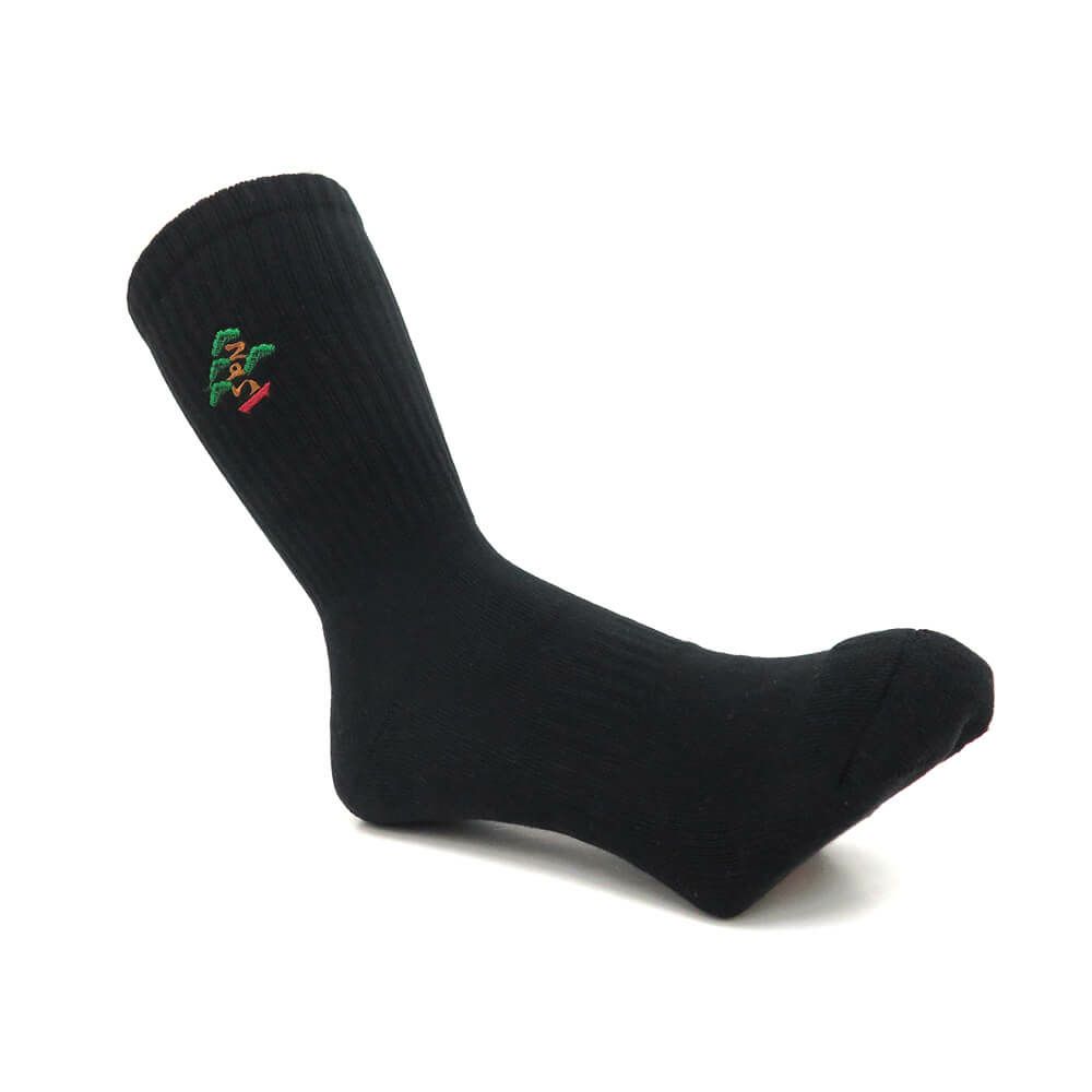 EVISEN SOCKS エビセン ソックス 靴下 BONSAI SOCKS BLACK スケートボード スケボー 