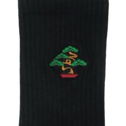 EVISEN SOCKS エビセン ソックス 靴下 BONSAI SOCKS BLACK スケートボード スケボー 4